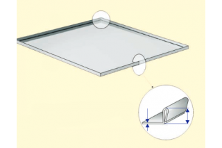 ITECO - Plateaux en aluminium pour chariot porte-plateaux