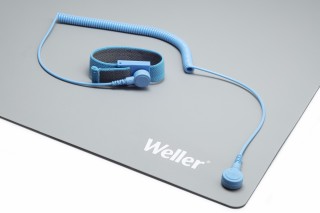 WELLER - ESD mat set grey 900x600mm