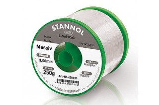 STANNOL - Solder wire TC300 Sn97Cu3 (MASSIVE)