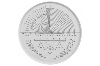 ESCHENBACH - Reticle, Precision measuring scale for lengths, angles and diam