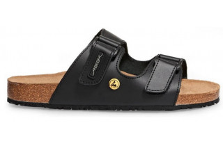 ABEBA - Sandals Nature 085 Black OB ESD