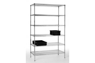  - ESD chromed steel wire shelving rack