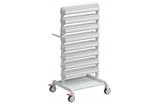  - ESD stacking bin trolley