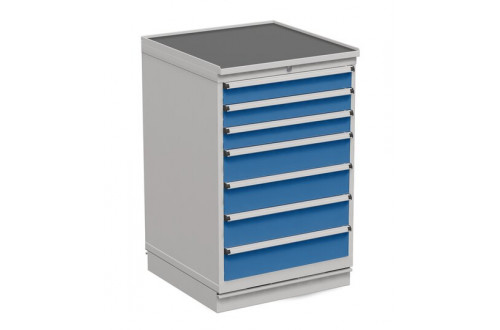  - DRAWER UNIT 70/110, BLUE, PLINTH, 3x100, 4x150