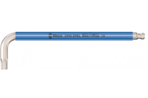 WERA - STIFTSLEUTEL 3950 SPKL METRISCH HEX-PLUS BLAUW 10,0x224mm