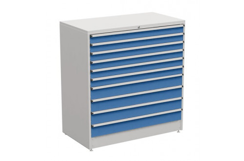  - DRAWER UNIT 130/140-14, BLUE, PLINTH, 6x100, 4x150