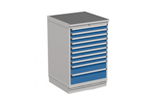  - DRAWER UNIT 70/110, BLUE, PLINTH, 8x75, 2x150