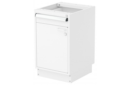  - DRAWER CABINET 45/66, ESD GREY, DOOR LEFT, WITH PLINTH, WITH LOCK