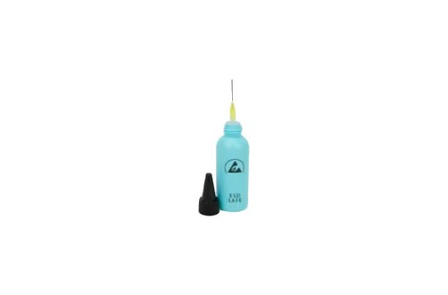  - FLUX DISPENSING BOTTLE 60ml, WITH 20GA NEEDLE, BLUE DISSIPATIVE