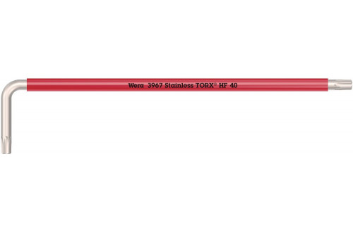 WERA - 3967 SXL HF TORX STIFTSLEUTEL MULTICOLOUR MET VASTHOUDFUNCTIE, LANG, RVS - TX 40x224mm