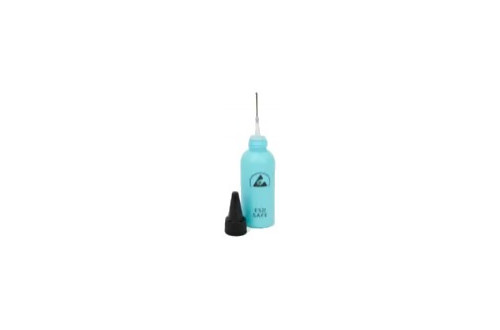  - FLUX DISPENSING BOTTLE 60ml, WITH 16GA/1,30mm NEEDLE, BLUE DISSIPATIVE