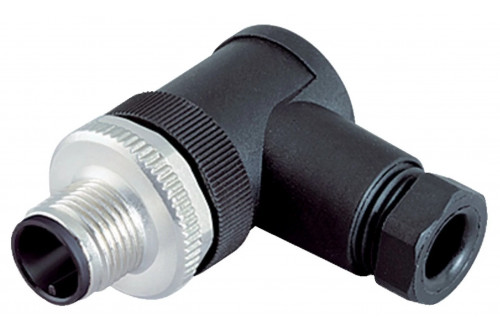 BINDER - M12-A, angled, crimp
