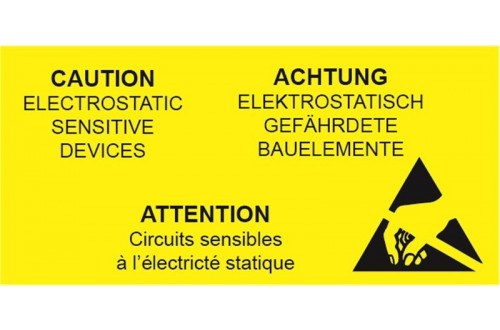  - Étiquettes de sensibilité, 3 langues