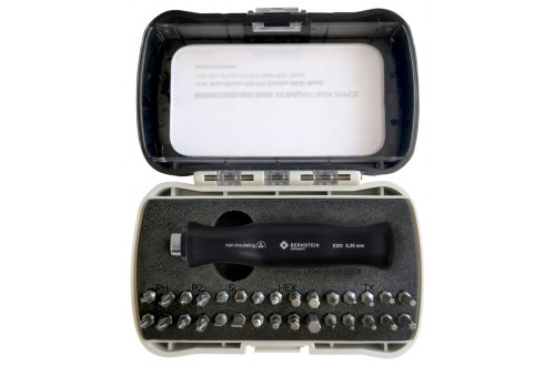 BERNSTEIN - 31pcs. bit box with ESD handle