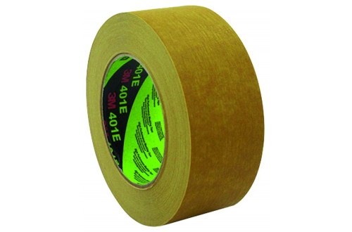 3M - MASKING PAPER TAPE 401E, BROWN, 18mm x 50m