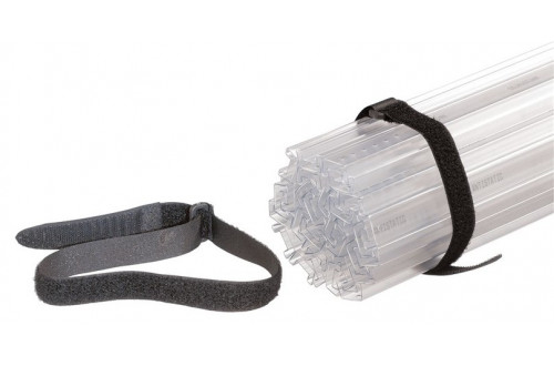  - STRAP, HOOK AND LOOP, CONDUCTIVE, BLACK, 40cm