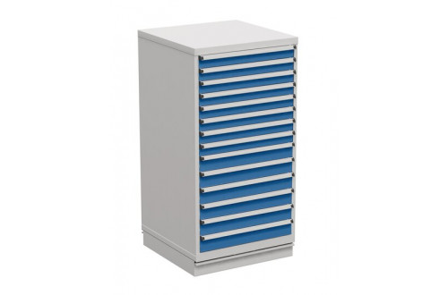  - DRAWER UNIT 70/140, BLUE, PLINTH, 8x75, 6x100