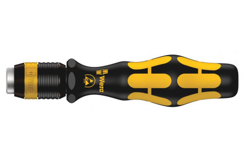 WERA - ESD BITHOLDING SCREWDRIVER 813 R  1/4INCHx90mm