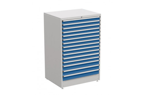  - DRAWER UNIT 90/140, BLUE, PLINTH, 12x75, 3x100
