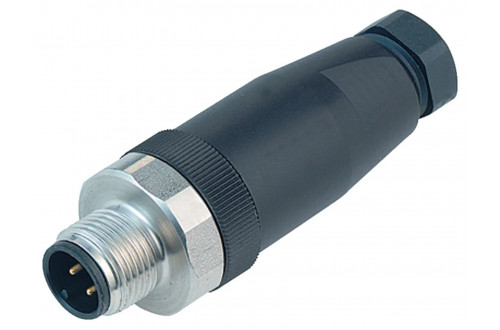 BINDER - M12-A, screw clamp, stainless