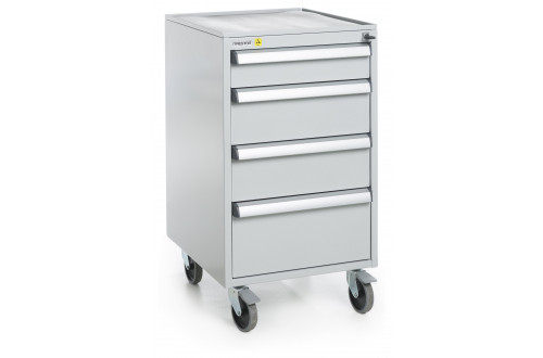  - Drawer unit ESD 45/66-3 on castors 4 drawers