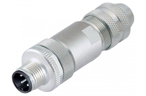 BINDER - M12-B, wire clamp, shielding ring, shieldable