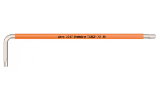 WERA - 3967 SXL HF TORX STIFTSLEUTEL MULTICOLOUR MET VASTHOUDFUNCTIE, LANG, RVS - TX 30x195mm