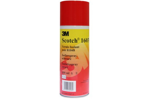 3M - SCOTCH 1603 VERNIS ISOLANT, NOIRE, 400ml