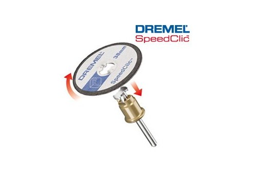 DREMEL - DISQUE POUR PLASTIQUE SPEEDCLIC x5 SC476