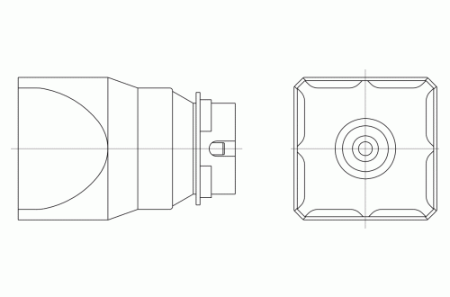 WELLER - Nozzle 4 heated sides NQ45