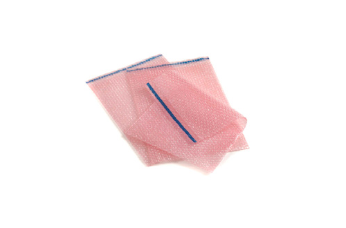  - Sachet à bulles antistatique rose avec rabat