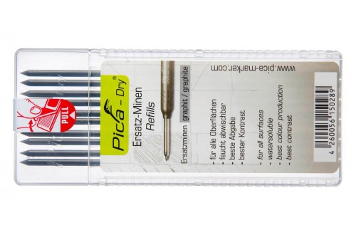 PICA - REFILL SET PICA DRY 10xZWART BLISTER