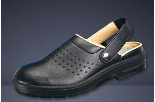  - ESD CLOGS WITH STEEL TOECAP BLACK 39