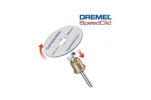 DREMEL - DISQUE POUR METAL SPEEDCLIC x5 SC456