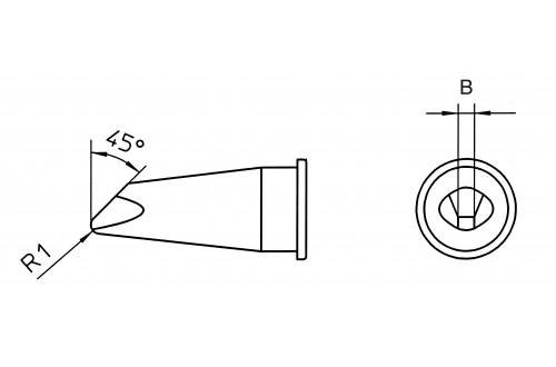 WELLER - TIP LHT-D 45d