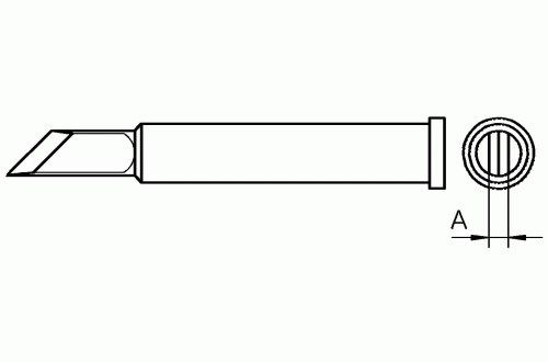 WELLER - Soldeerstift XT mesvorm