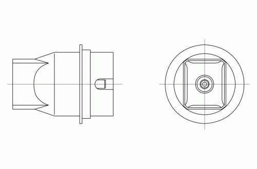 WELLER - Nozzle 4 heated sides NQ20