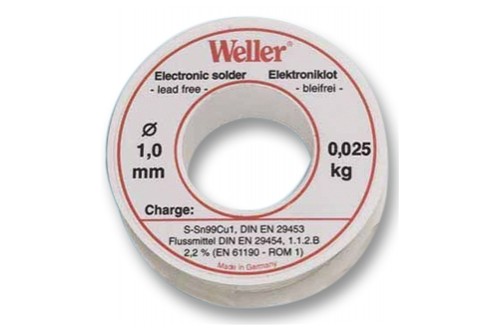 WELLER Consumer - LEAD FREE SOLDER 1mm-250gr