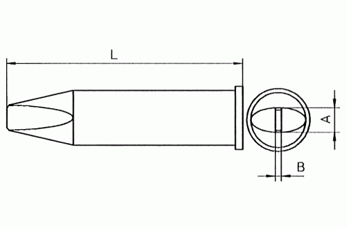 WELLER - PANNE XHT-D TOURNEVIS 5x1,2mm