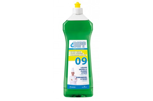 DIPP - DIPP No09 - LIQUIDE VAISSELLE PLONGE CITRON 1L - PROFESSIONAL USE ONLY