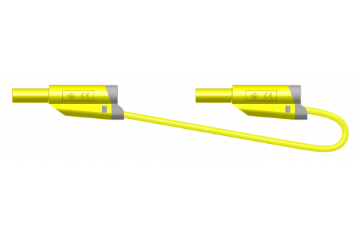 ELECTRO PJP - CORDON SIL JAUNE 2,5mm2 MF/MF 1,5m 2714