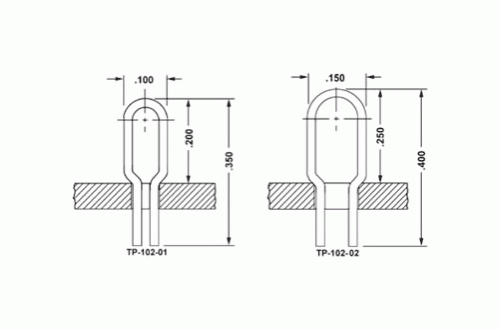 COMPONENTS CORPORATION - TEST POINT TP-102-02-T x1000