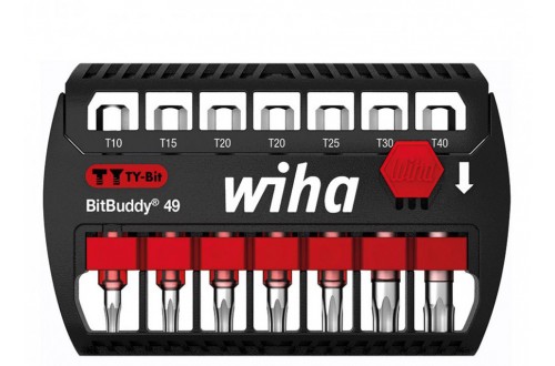 WIHA - Jeu d'embouts TORX TY 7 pièces, BitBuddy