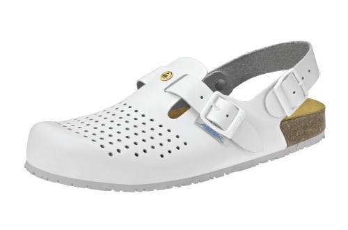 ABEBA - NATURE ESD clogs white