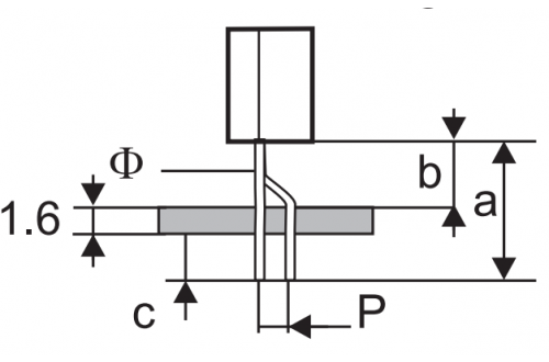 ITECO - SUPERCUT/RS4 - PREFORMING DIE ASSEMBLY - TO92, CENTER LEAD 1,27MM OUT