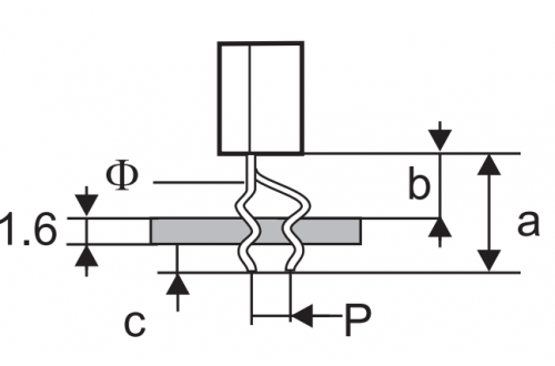 ITECO - SUPERCUT/RS4 - PREFORMING DIE ASSEMBLY - TO92, CENTER LEAD SPREAD, 3 LEAD LOCK