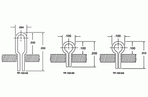 COMPONENTS CORPORATION - TEST POINT TP-103-04-T x1000