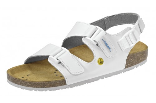 ABEBA - ESD SANDALS NATURE WHITE SIZE 43