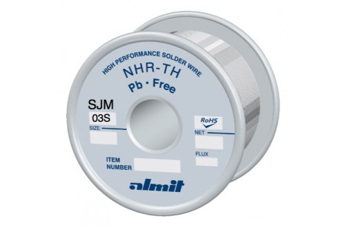 Almit - SOLDER WIRE NHR-TH SJM-03-S - FLUX 3.5% - 0,5mm - 500g