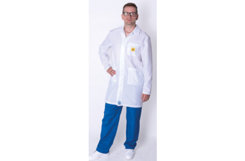  - ESD SMOCK 2/3LENGTH UNISEX TH55 WHITE XS